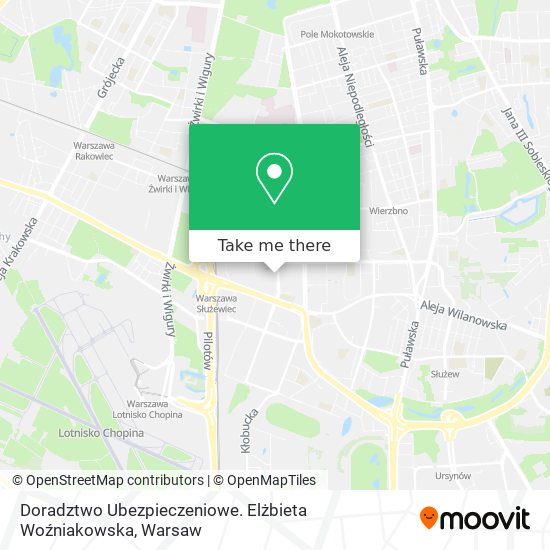 Doradztwo Ubezpieczeniowe. Elżbieta Woźniakowska map