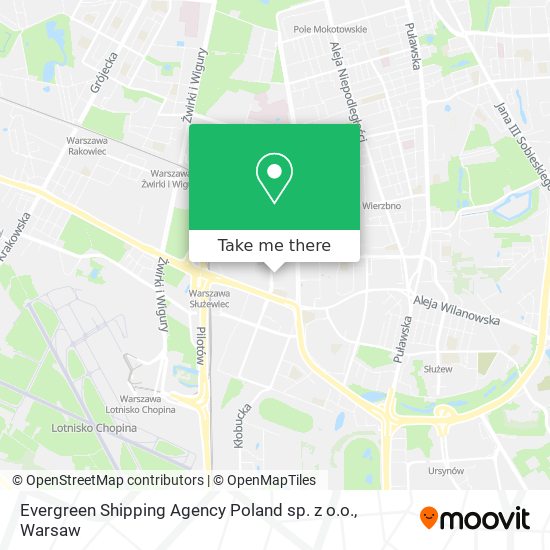 Карта Evergreen Shipping Agency Poland sp. z o.o.