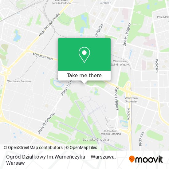 Ogród Działkowy Im.Warneńczyka -- Warszawa map