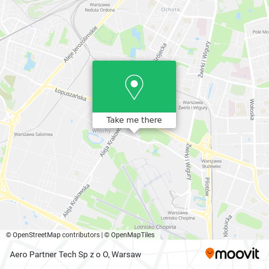 Aero Partner Tech Sp z o O map