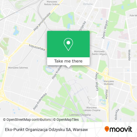 Eko-Punkt Organizacja Odzysku SA map