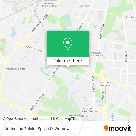 Jcdecaux Polska Sp z o O map