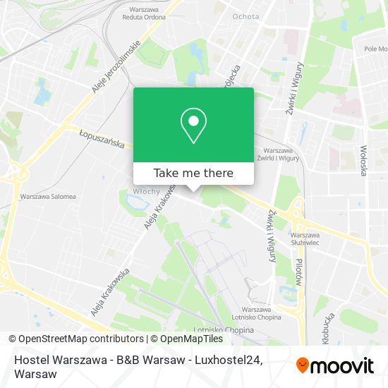 Hostel Warszawa - B&B Warsaw - Luxhostel24 map