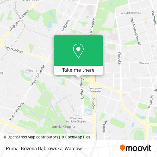 Prima. Bożena Dąbrowska map