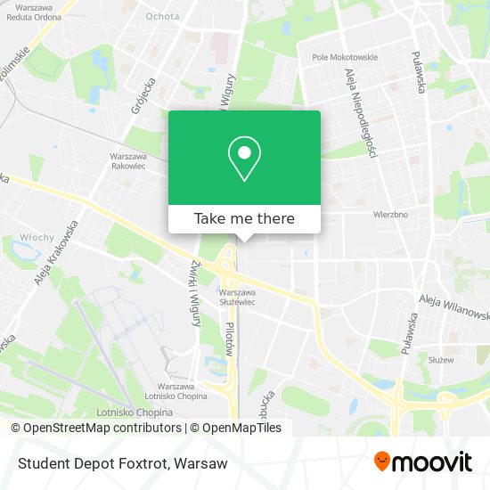 Student Depot Foxtrot map