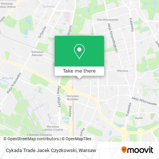 Cykada Trade Jacek Czyżkowski map