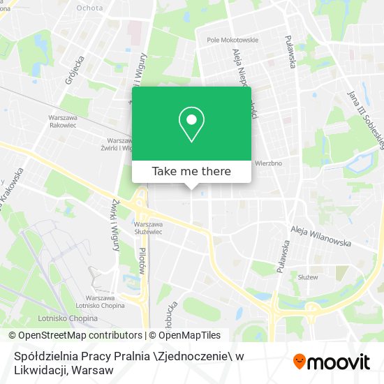 Spółdzielnia Pracy Pralnia \Zjednoczenie\ w Likwidacji map