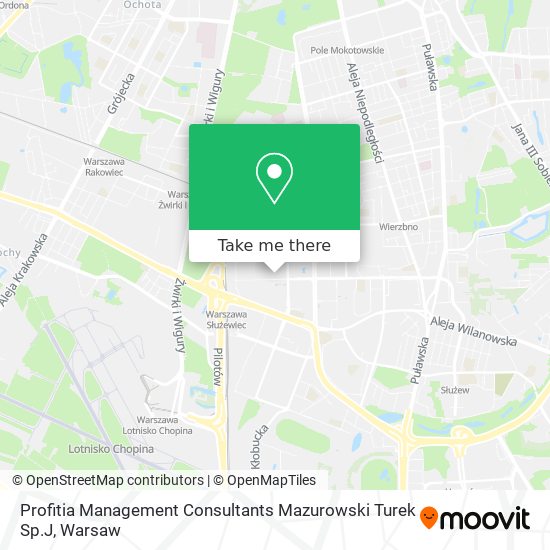 Profitia Management Consultants Mazurowski Turek Sp.J map