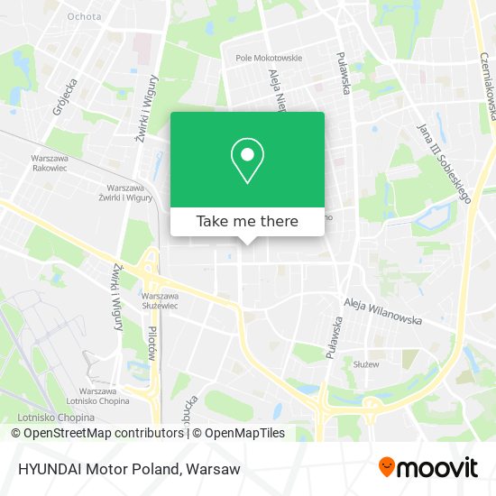 HYUNDAI Motor Poland map