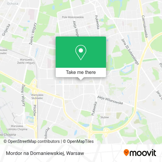 Mordor na Domaniewskiej map