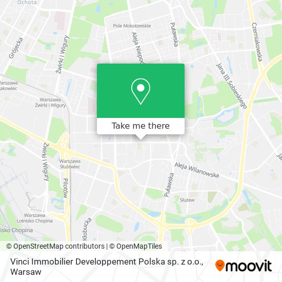 Vinci Immobilier Developpement Polska sp. z o.o. map