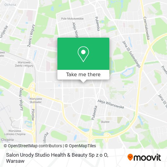 Salon Urody Studio Health & Beauty Sp z o O map