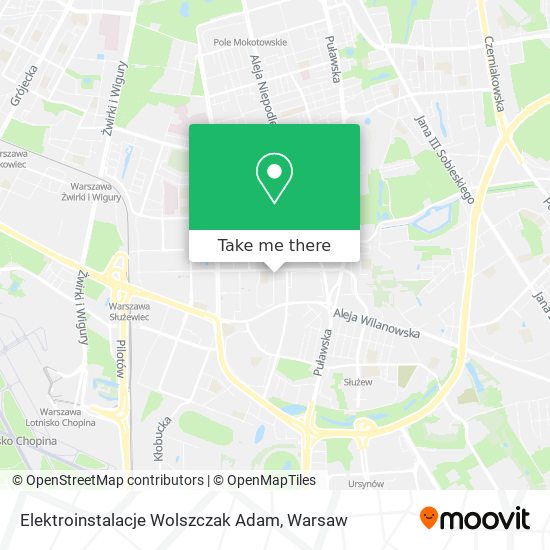 Elektroinstalacje Wolszczak Adam map