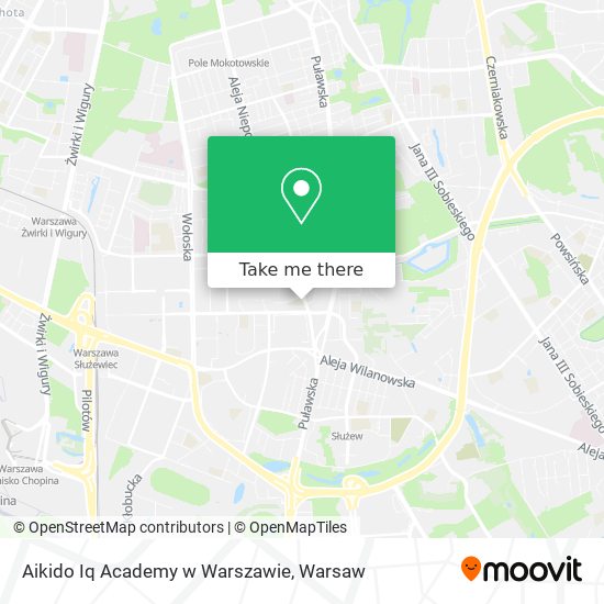 Aikido Iq Academy w Warszawie map