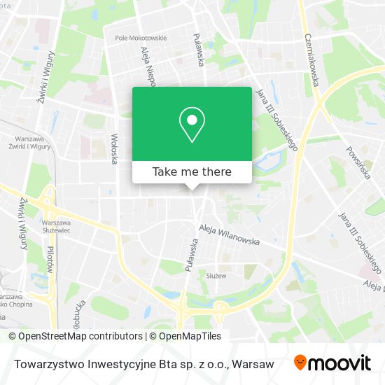 Towarzystwo Inwestycyjne Bta sp. z o.o. map