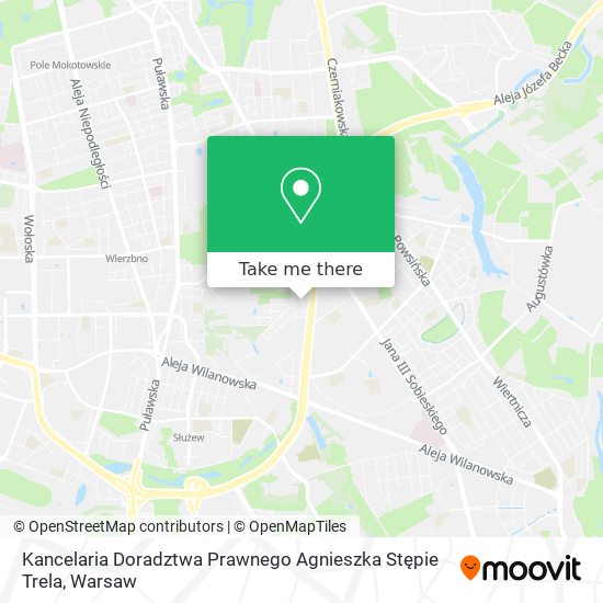 Kancelaria Doradztwa Prawnego Agnieszka Stępie Trela map