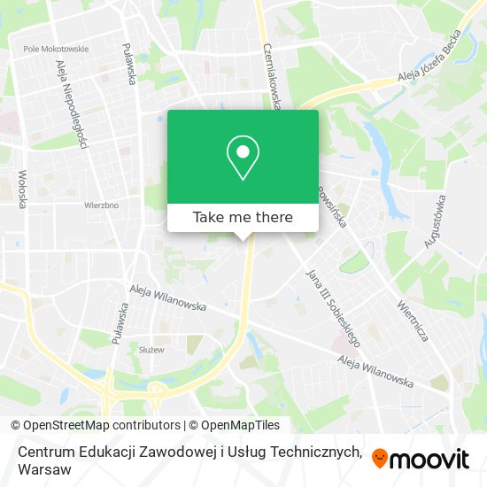 Centrum Edukacji Zawodowej i Usług Technicznych map