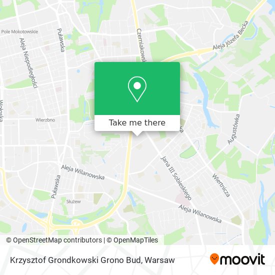 Krzysztof Grondkowski Grono Bud map