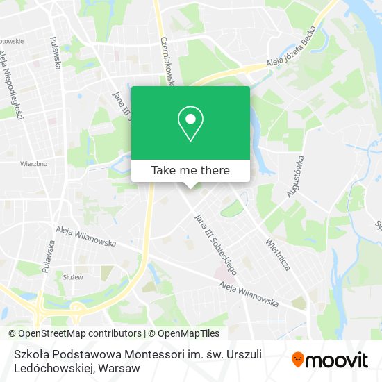 Szkoła Podstawowa Montessori im. św. Urszuli Ledóchowskiej map