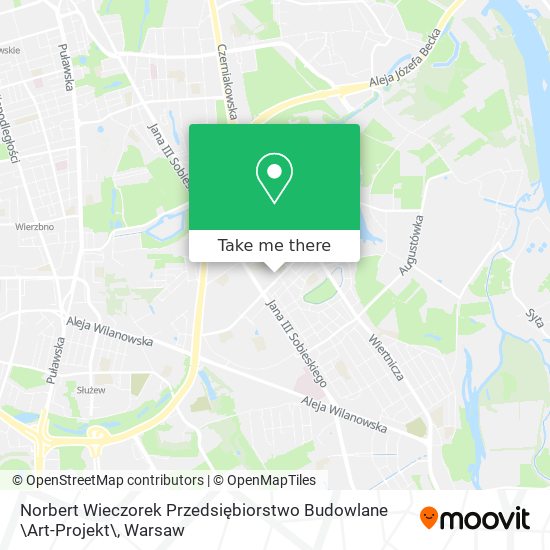 Norbert Wieczorek Przedsiębiorstwo Budowlane \Art-Projekt\ map