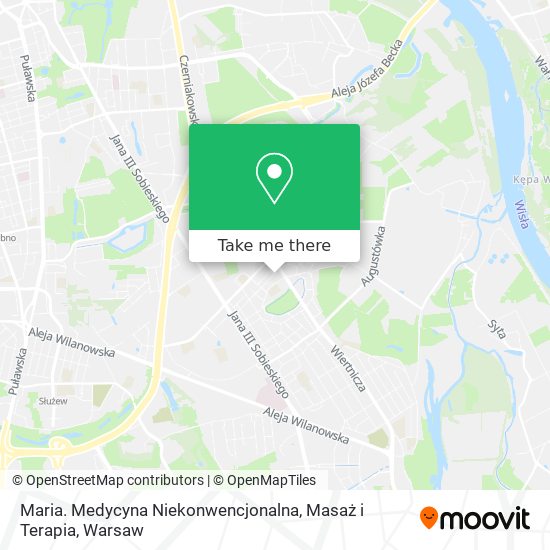 Maria. Medycyna Niekonwencjonalna, Masaż i Terapia map