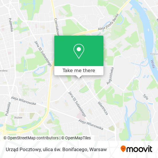 Urząd Pocztowy, ulica św. Bonifacego map