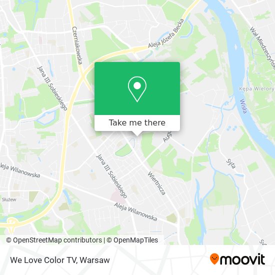 We Love Color TV map