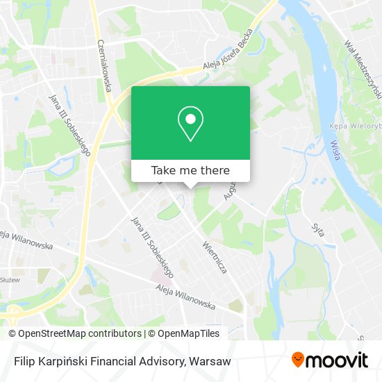 Filip Karpiński Financial Advisory map