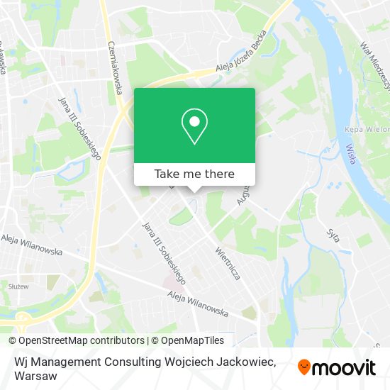 Wj Management Consulting Wojciech Jackowiec map