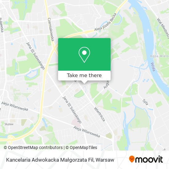 Kancelaria Adwokacka Małgorzata Fil map