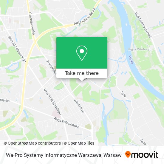 Карта Wa-Pro Systemy Informatyczne Warszawa