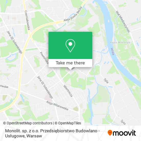 Monolit. sp. z o.o. Przedsiębiorstwo Budowlano - Usługowe map