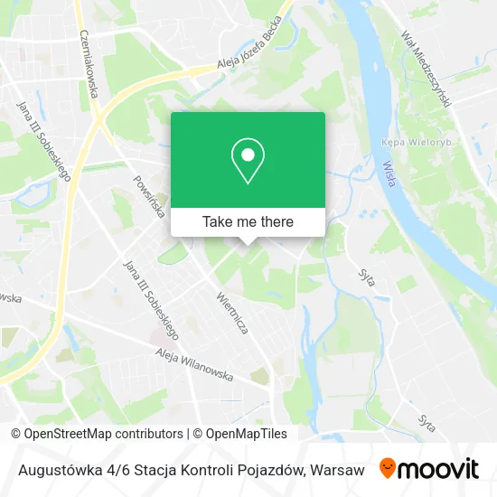 Augustówka 4 / 6 Stacja Kontroli Pojazdów map