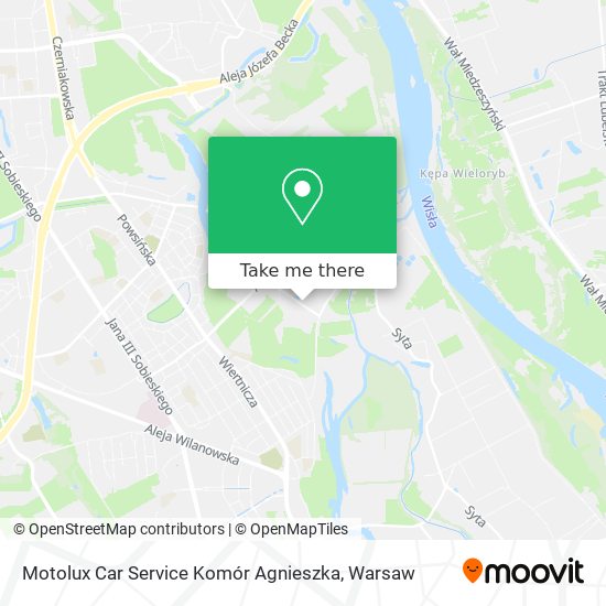 Motolux Car Service Komór Agnieszka map