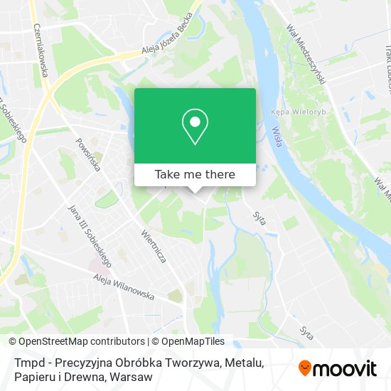 Tmpd - Precyzyjna Obróbka Tworzywa, Metalu, Papieru i Drewna map