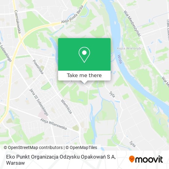 Eko Punkt Organizacja Odzysku Opakowań S A map