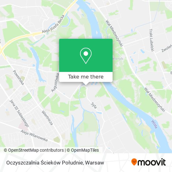 Oczyszczalnia Ścieków Południe map