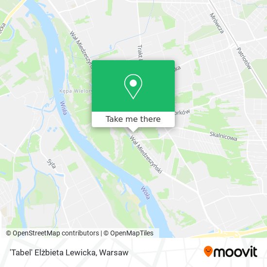 'Tabel' Elżbieta Lewicka map