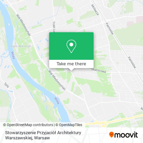 Stowarzyszenie Przyjaciół Architektury Warszawskiej map