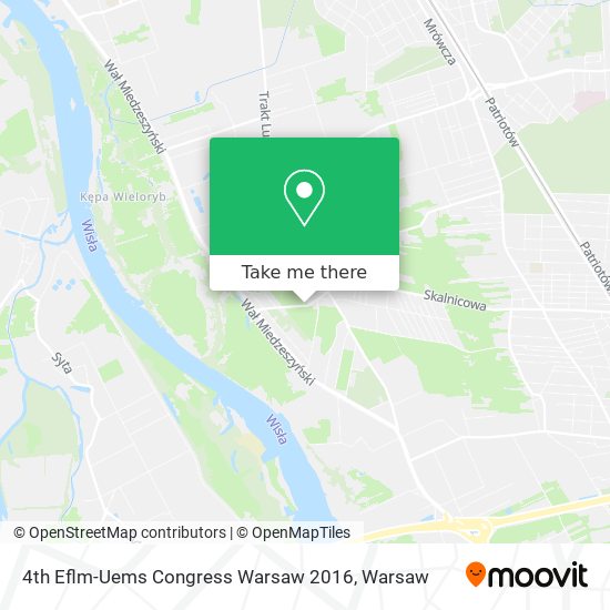 4th Eflm-Uems Congress Warsaw 2016 map