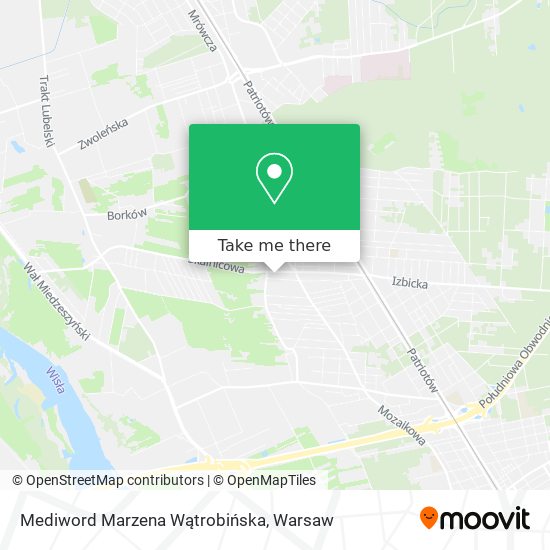 Mediword Marzena Wątrobińska map