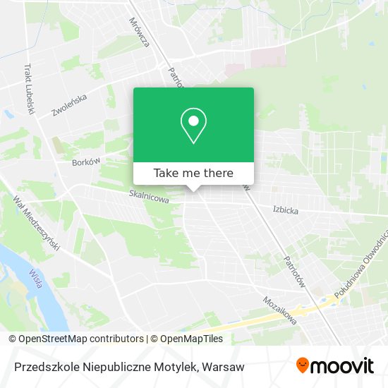 Przedszkole Niepubliczne Motylek map