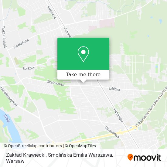 Zakład Krawiecki. Smolińska Emilia Warszawa map