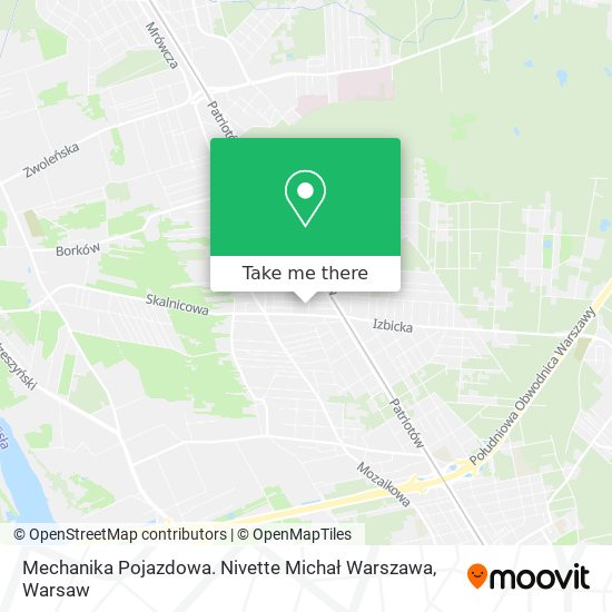 Mechanika Pojazdowa. Nivette Michał Warszawa map