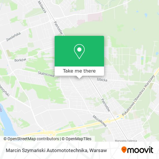 Карта Marcin Szymański Automototechnika