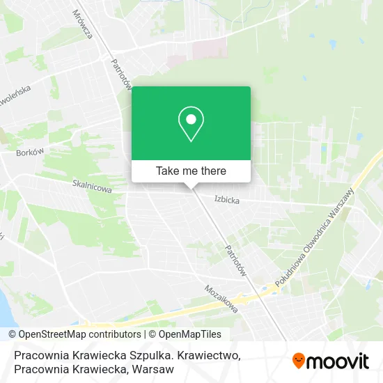 Pracownia Krawiecka Szpulka. Krawiectwo, Pracownia Krawiecka map