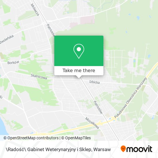 \Radość\ Gabinet Weterynaryjny i Sklep map