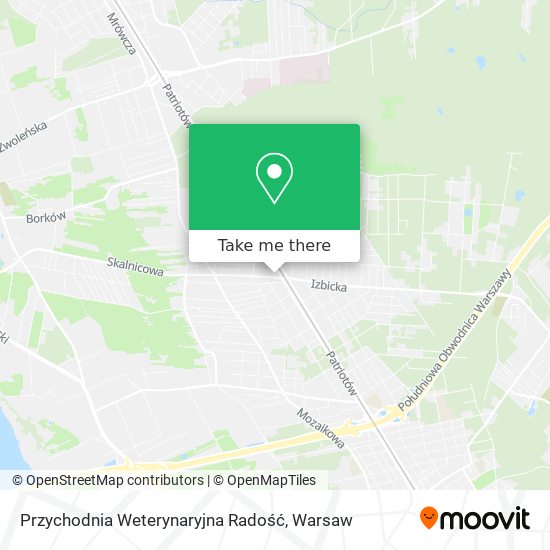 Przychodnia Weterynaryjna Radość map