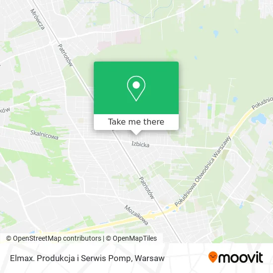 Карта Elmax. Produkcja i Serwis Pomp
