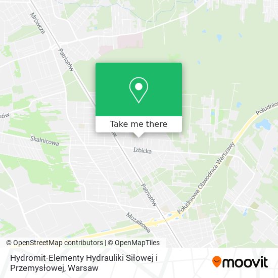 Hydromit-Elementy Hydrauliki Siłowej i Przemysłowej map